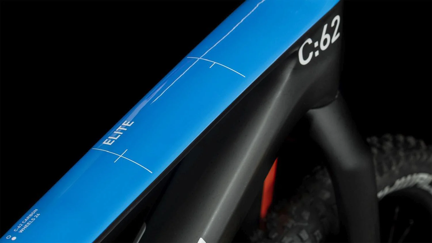 Cube Elite 240 C:62 SLX carbon´n´blue´n´red 24" - Image 3