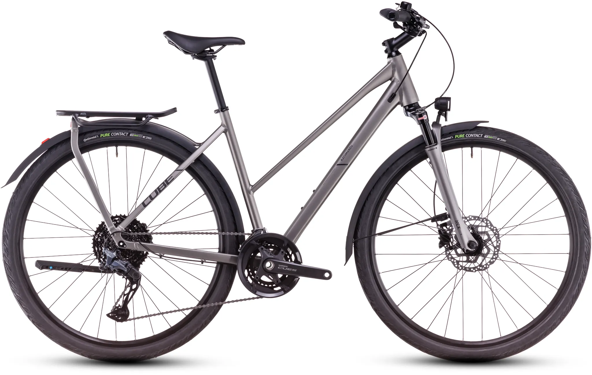 Cube Kathmandu EXC grey´n´black Trapez