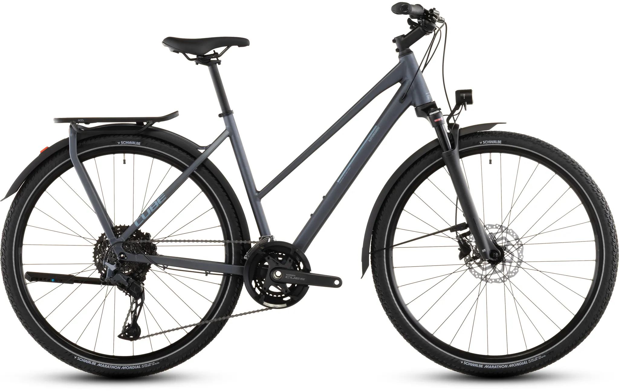 Cube Kathmandu EXC metallicgrey´n´chrome Trapeze 2026