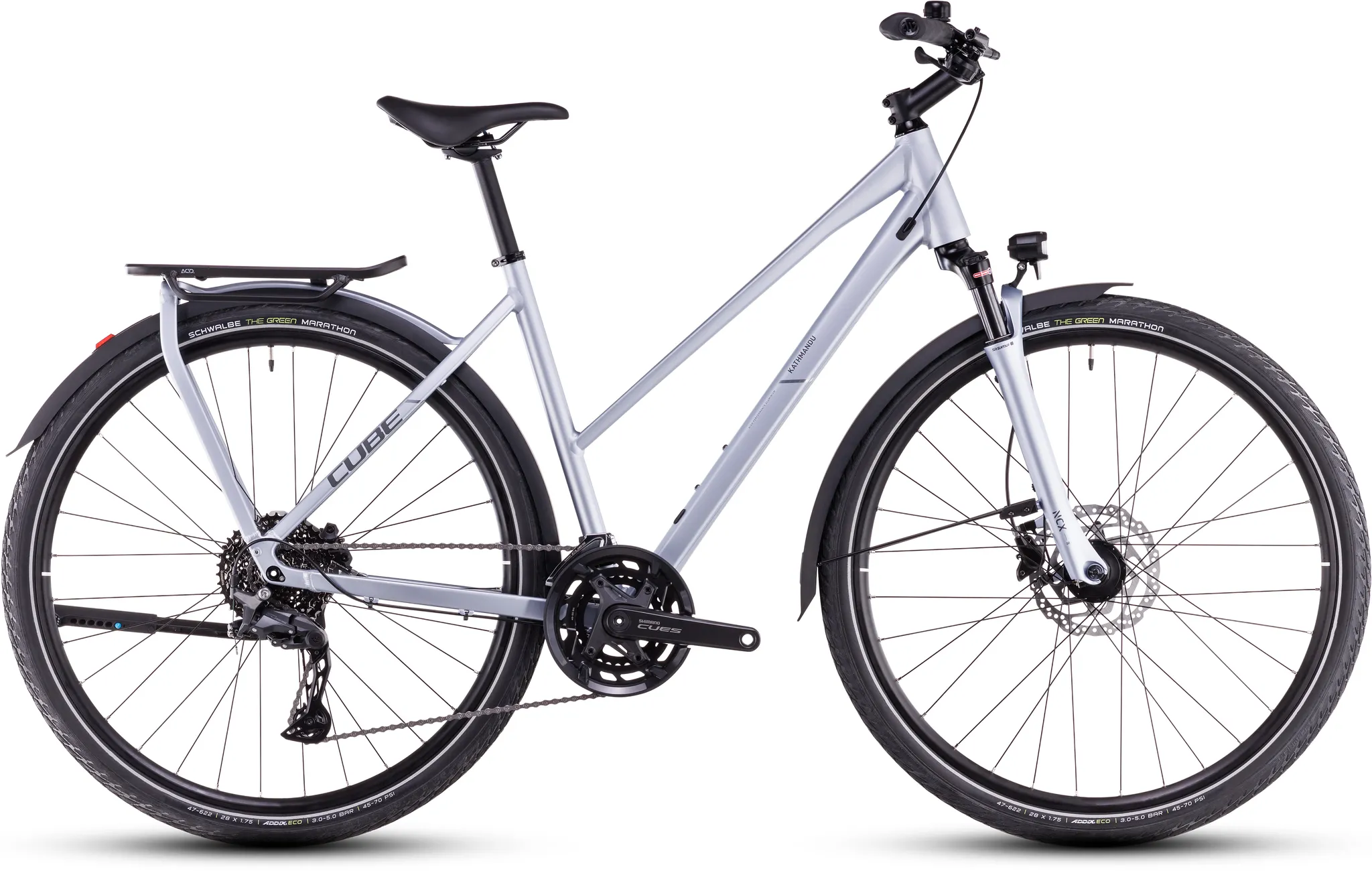 Cube Kathmandu Pro silverblue´n´grey Trapez