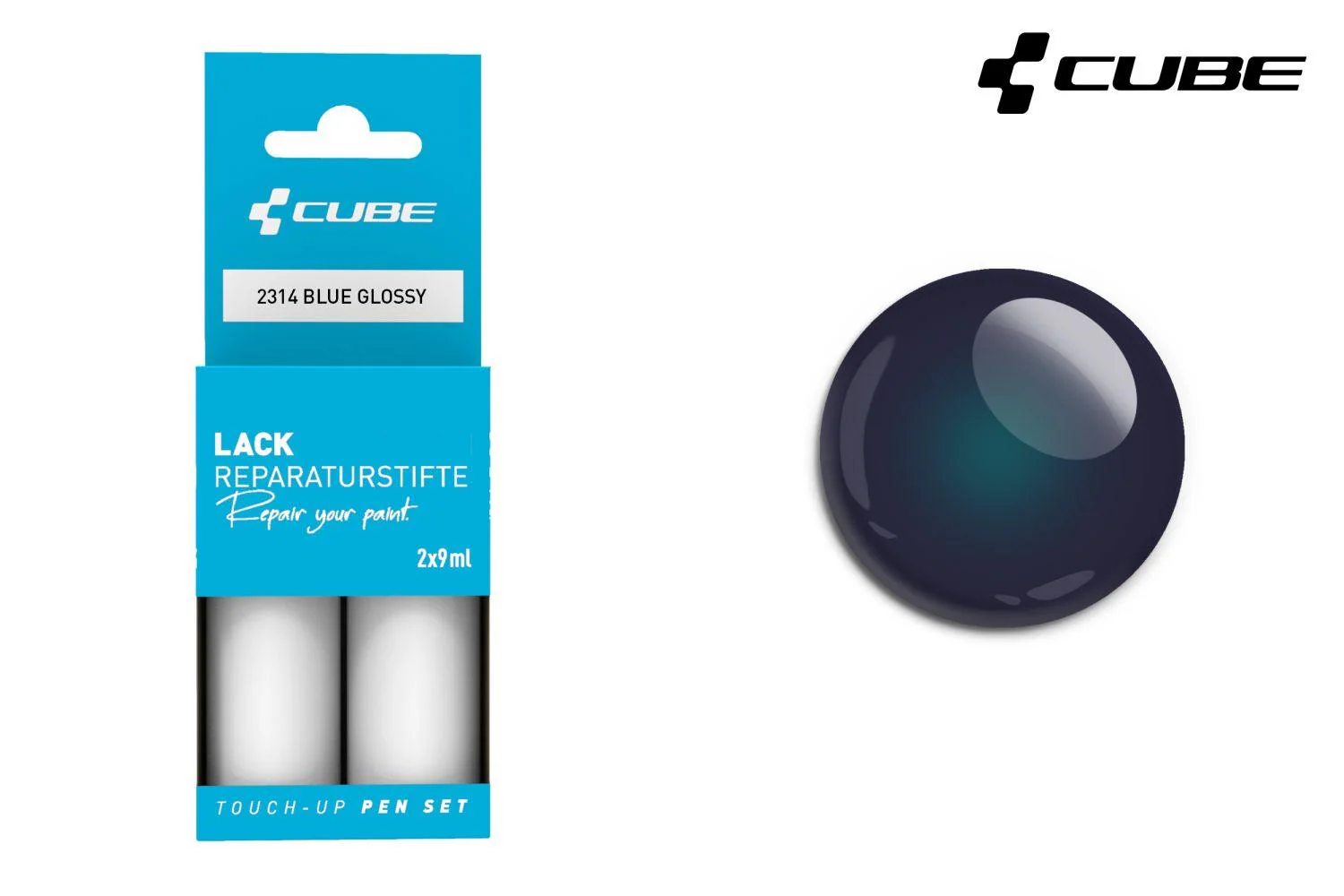Cube Lackstift Set BLUE glossy 2314