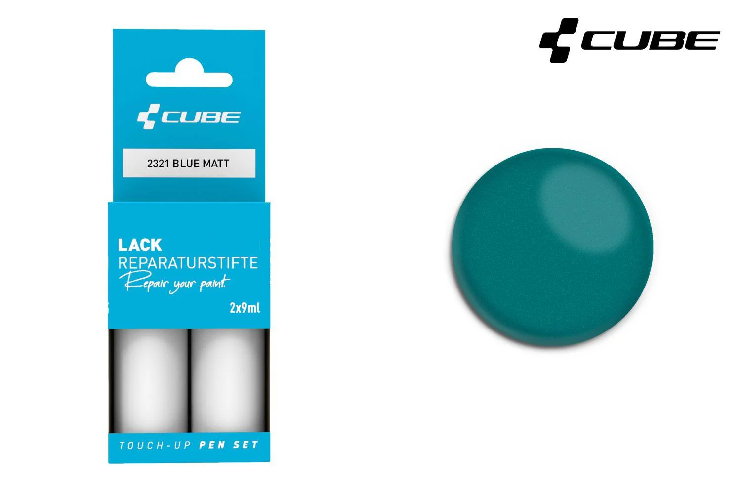 Cube Lackstift Set BLUE matt 2321