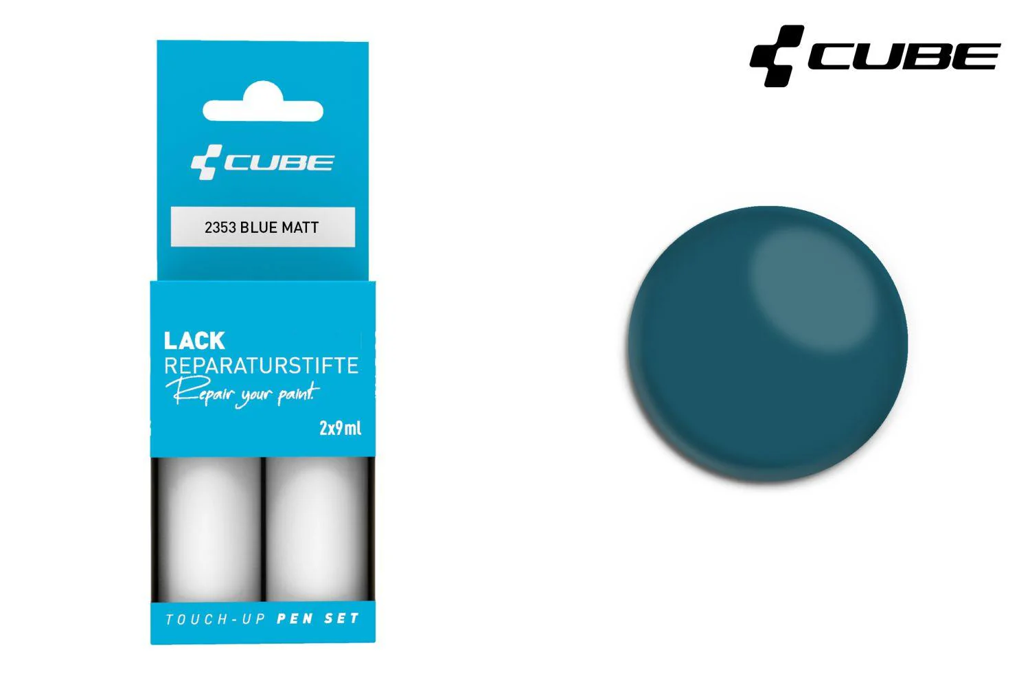 Cube Lackstift Set BLUE matt 2353