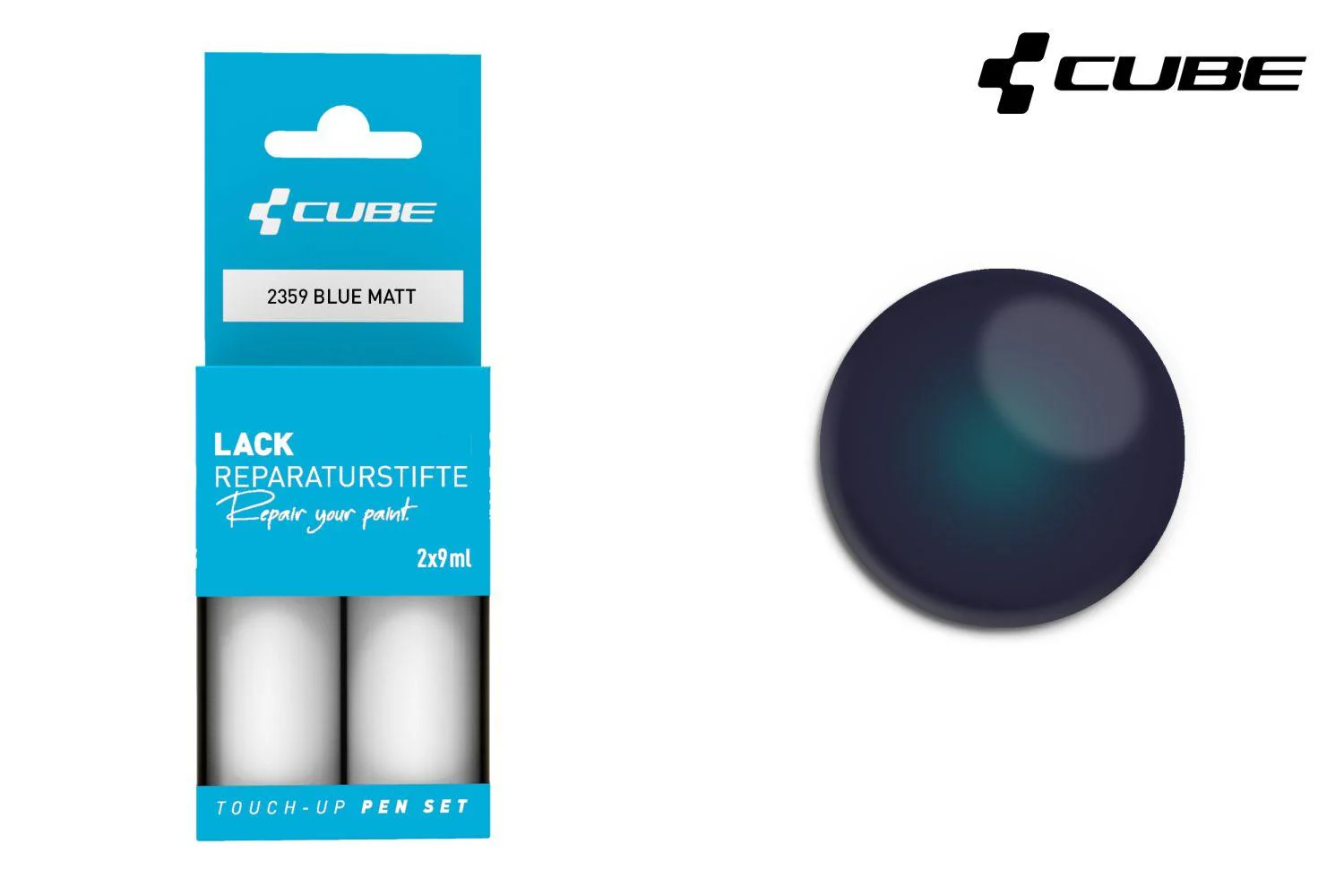 Cube Lackstift Set BLUE matt 2359