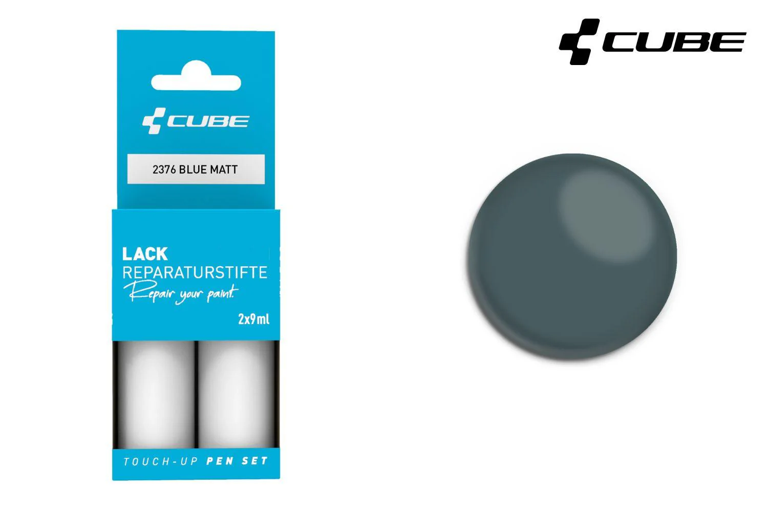 Cube Lackstift Set BLUE matt 2376