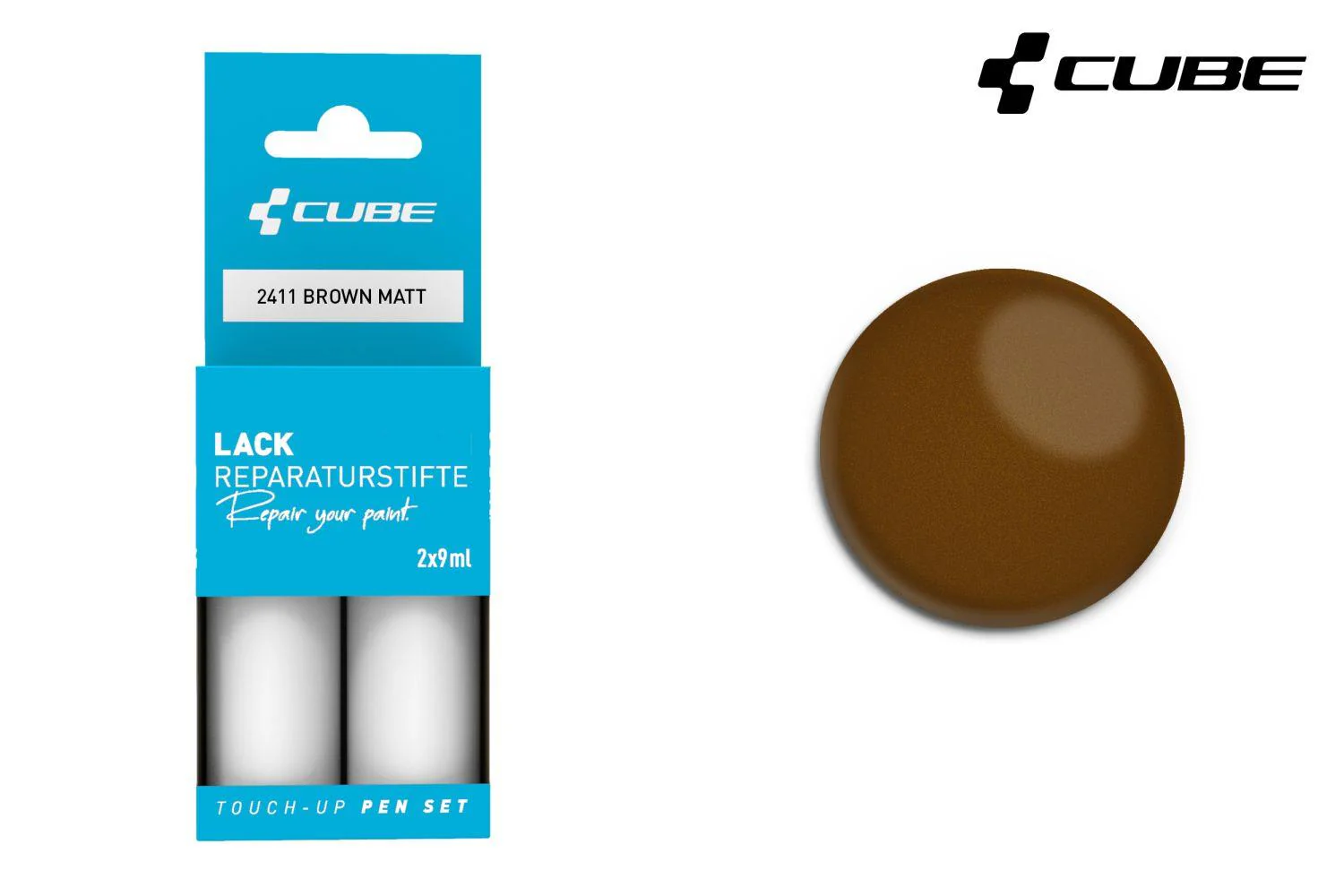 Cube Lackstift Set BROWN matt 2411