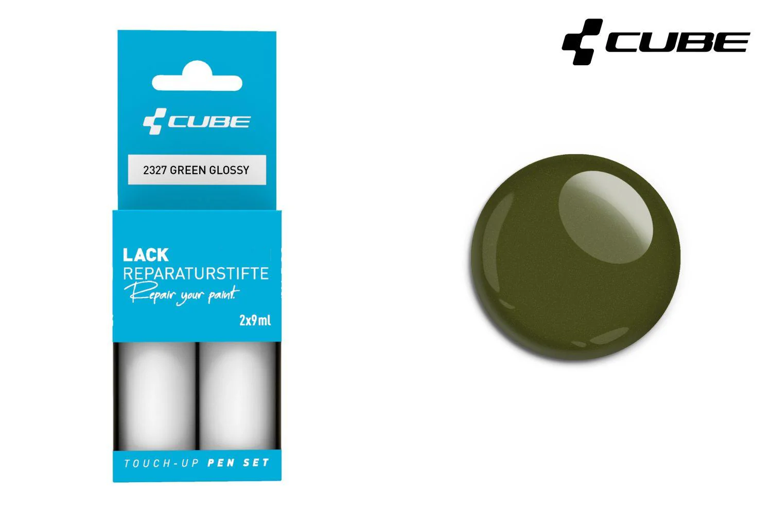 Cube Lackstift Set GREEN glossy 2327