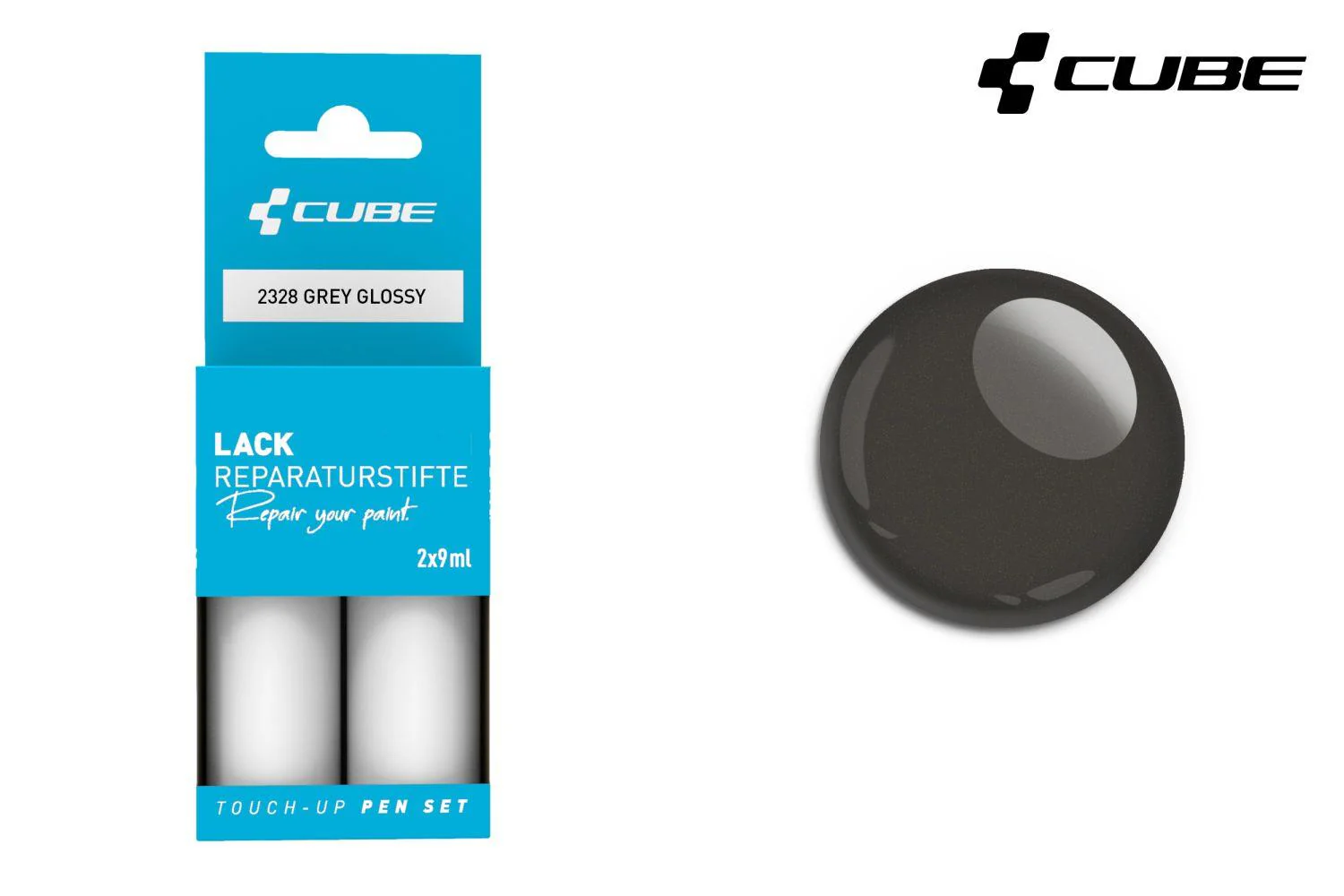 Cube Lackstift Set GREY glossy 2328