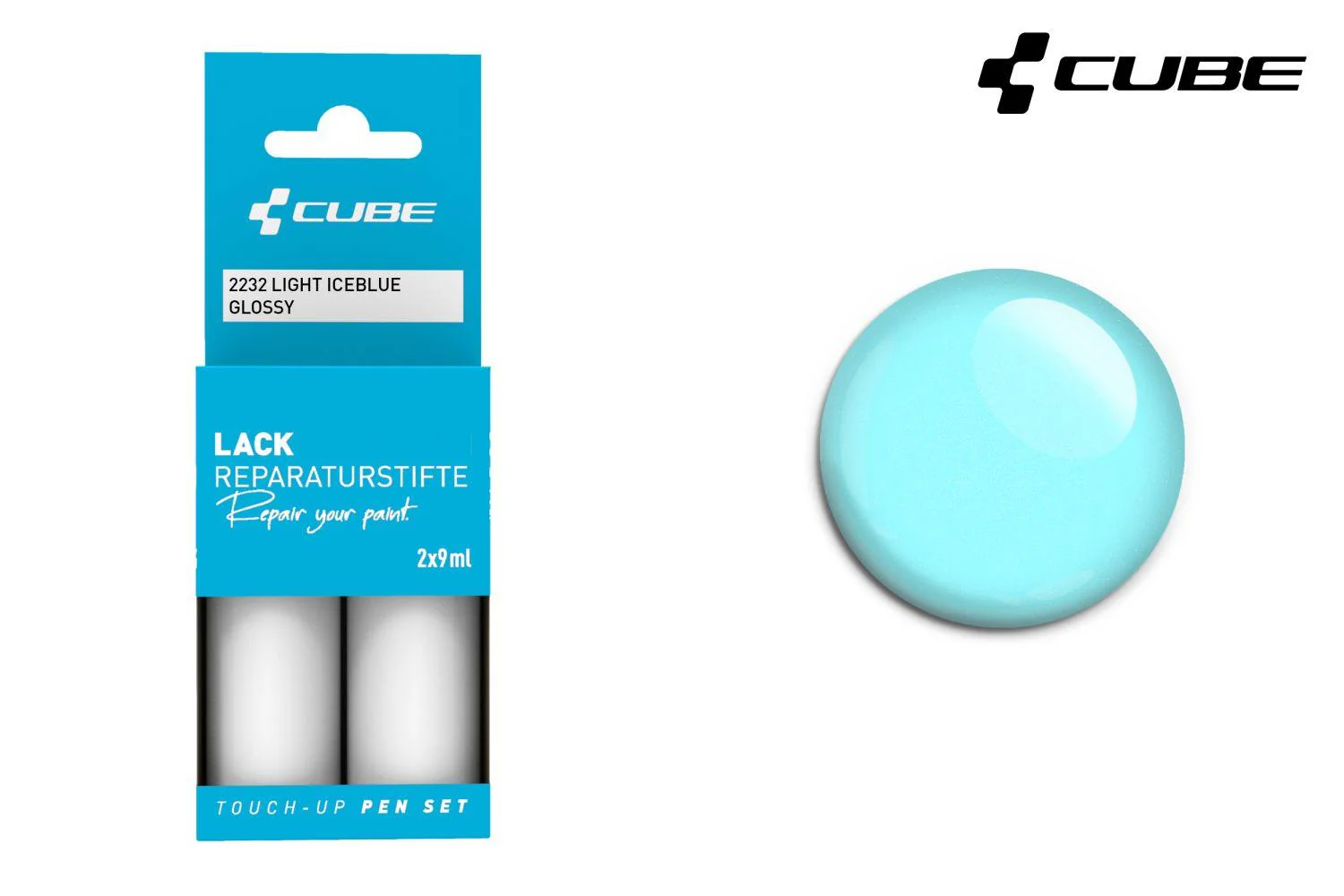 Cube Lackstift Set LIGHT ICEBLUE glossy 2232