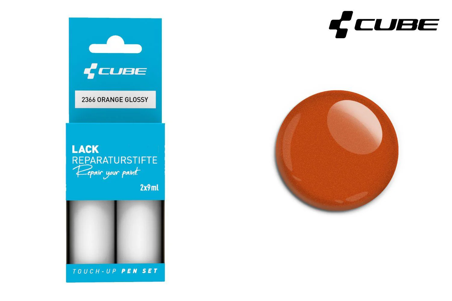 Cube Lackstift Set ORANGE glossy 2366