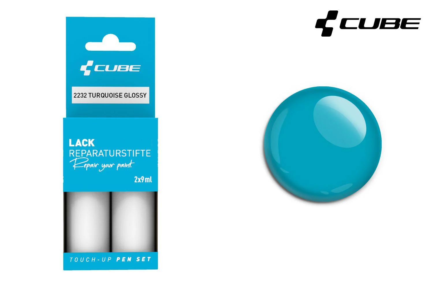 Cube Lackstift Set TURQUOISE glossy 2238