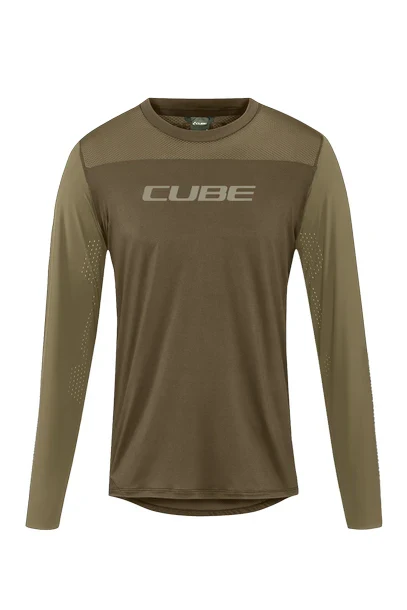 Cube MTB Rundhalstrikot PRO TM langarm