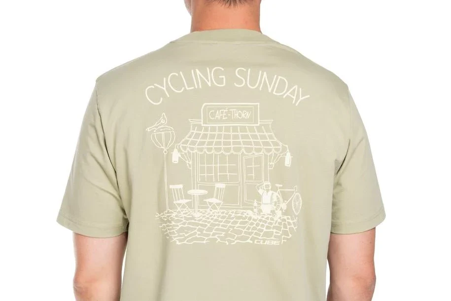 Cube Organic T-Shirt Cycling Sunday GTY FIT - Image 3