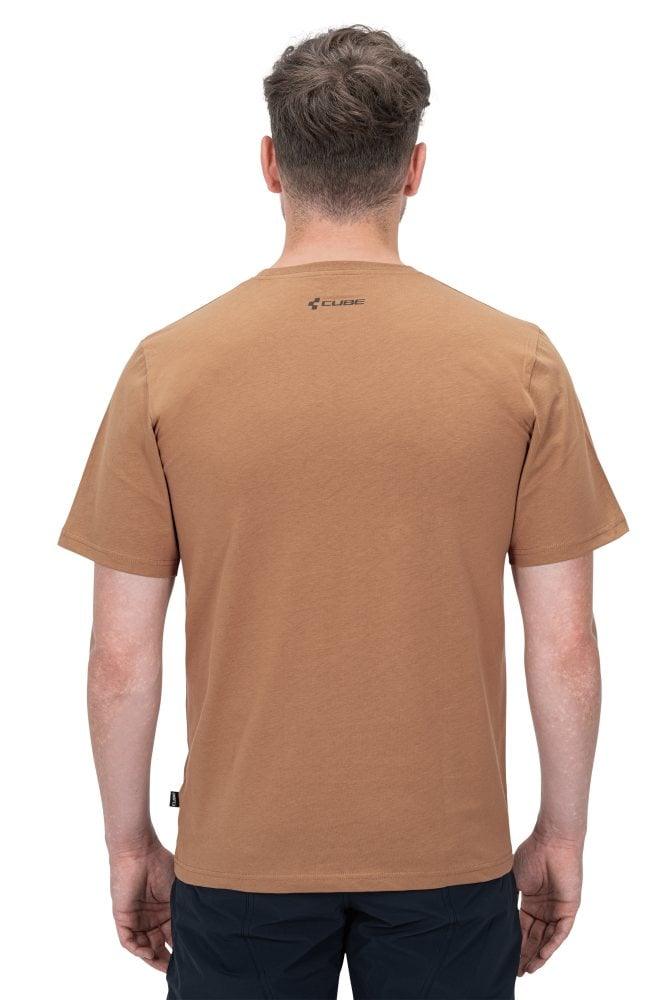 Cube Organic T-Shirt Wheels & Mountains - Image 2