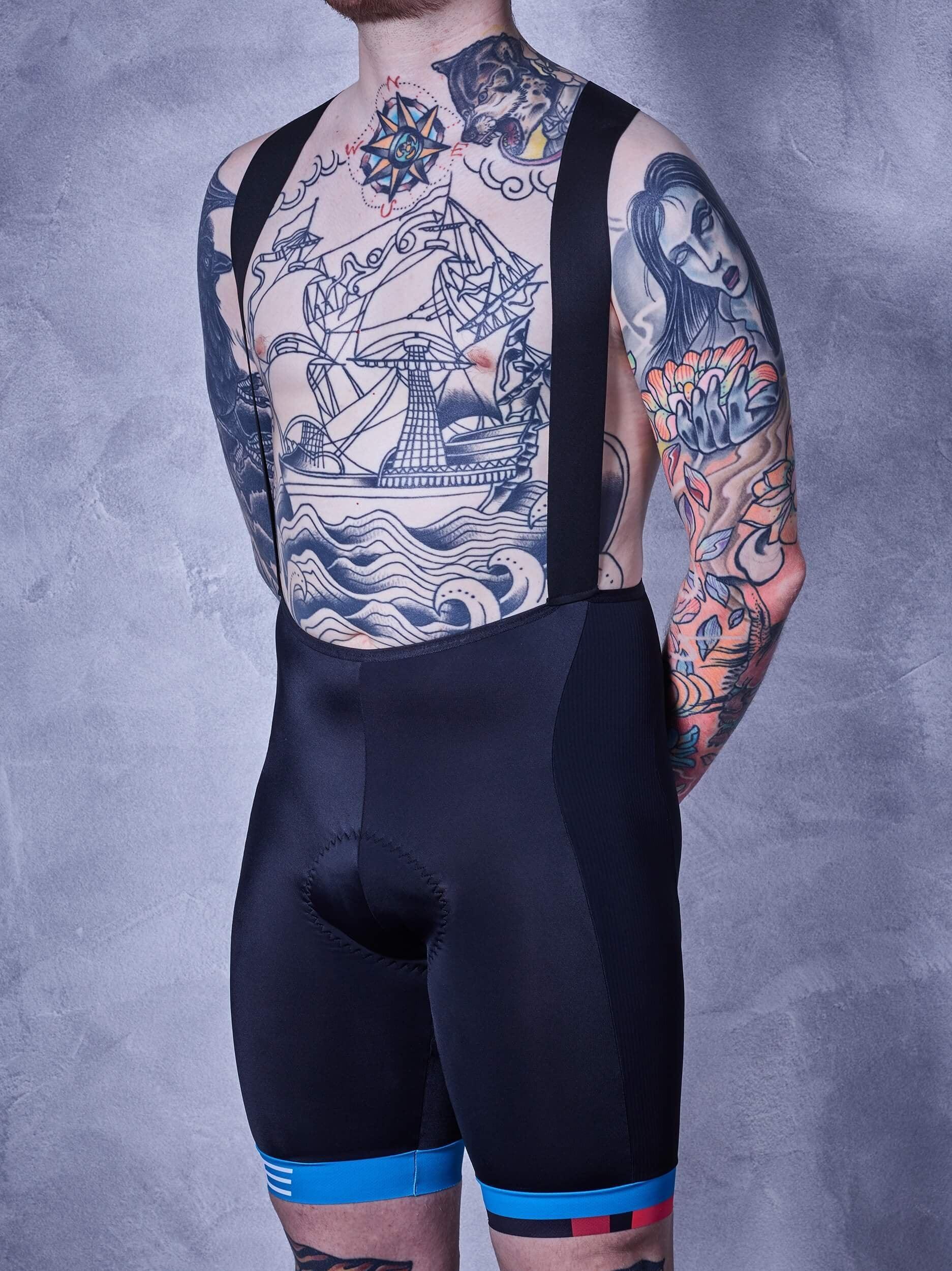 Cube TEAMLINE Trägerhose kurz