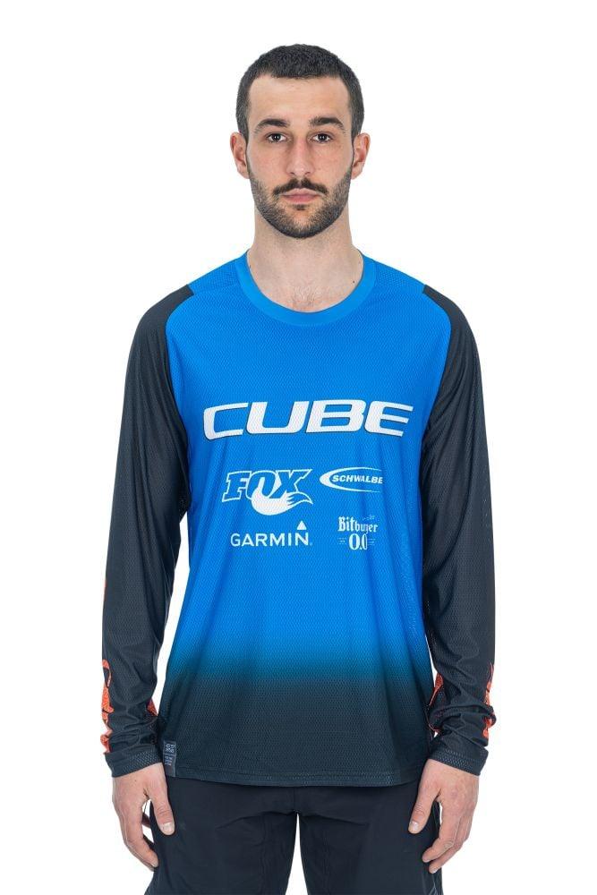 Cube VERTEX Rundhalstrikot X Actionteam langarm - Image 4