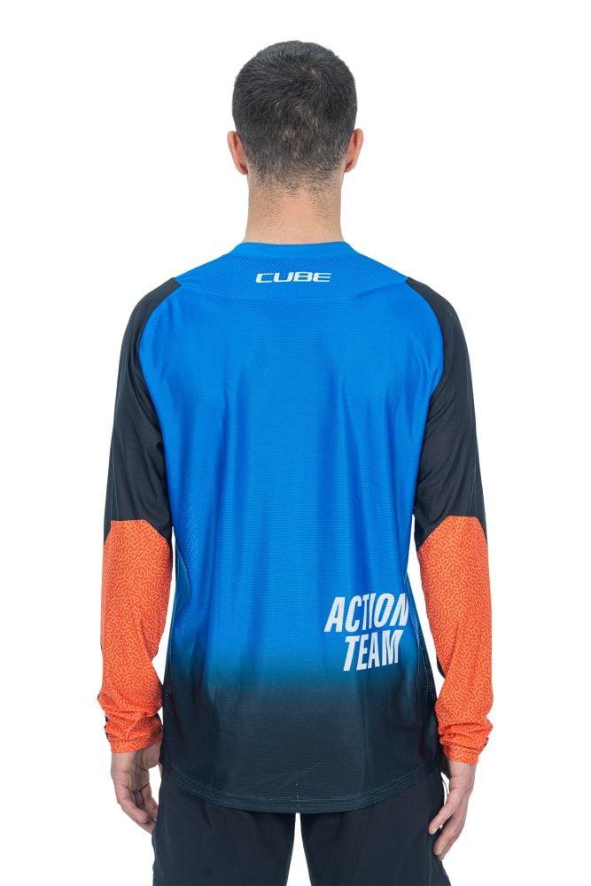 Cube VERTEX Rundhalstrikot X Actionteam langarm - Image 5